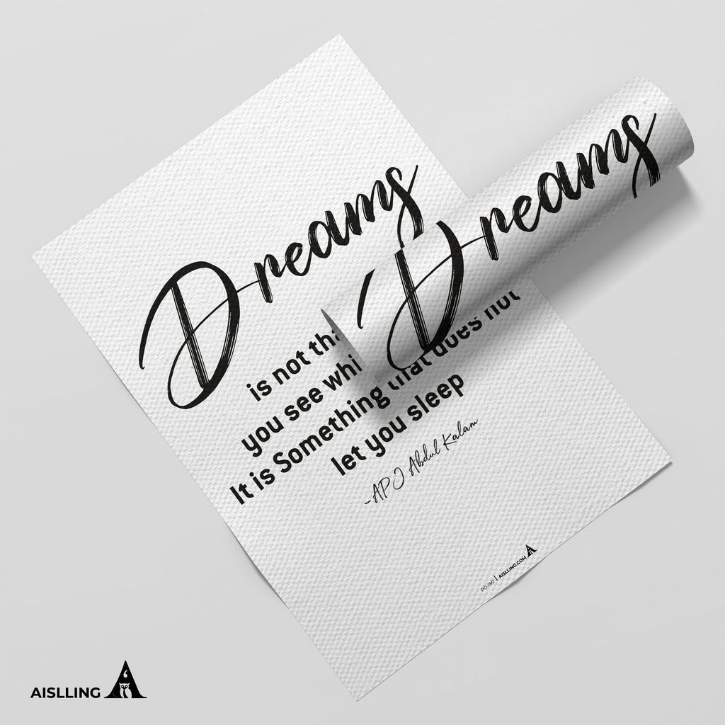Aislling — Dreams is Quote Poster Printables, Inspirational Quote Poster, Motivational Art, Famous Quotes | Aislling printable
