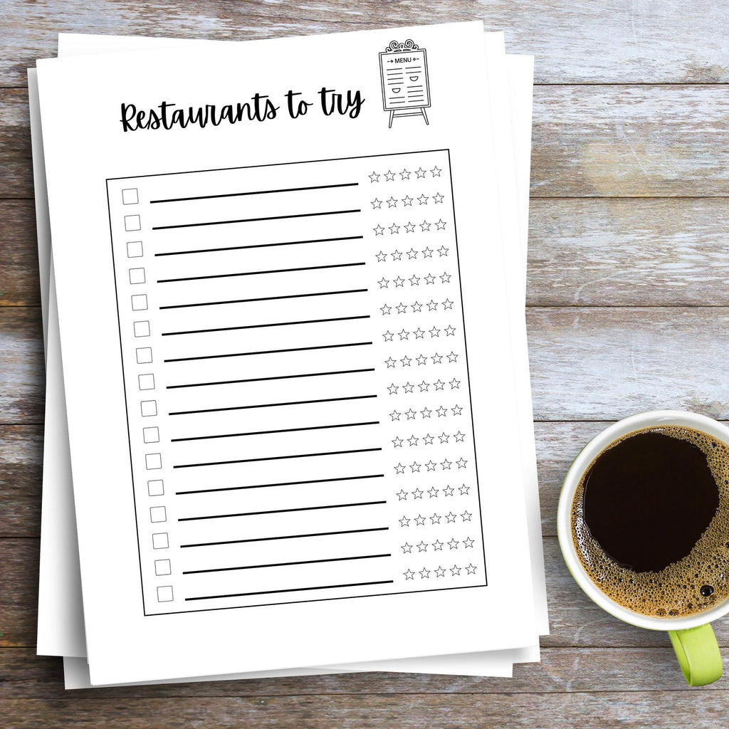 Daily Organizer — Things To Remember Bundle, Weekly & Monthly Planner, Books To Read, Movies To Watch, Reci... | Bloom Joyfully printable