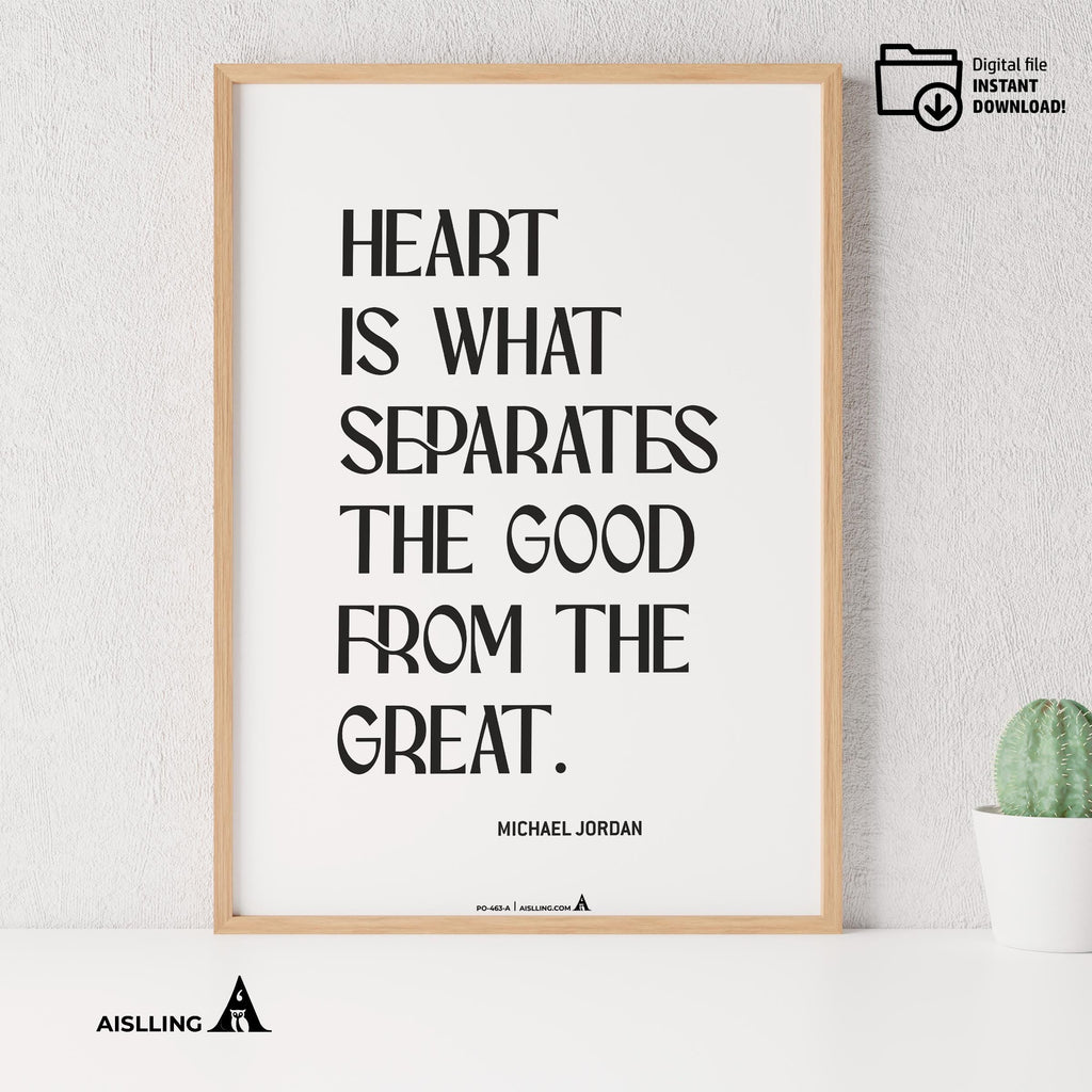 Aislling — Michael Jordan Quotes Digital Printable Wall Art Inspirational Quotes Jordan Mentality Poster Ba... | Aislling printable