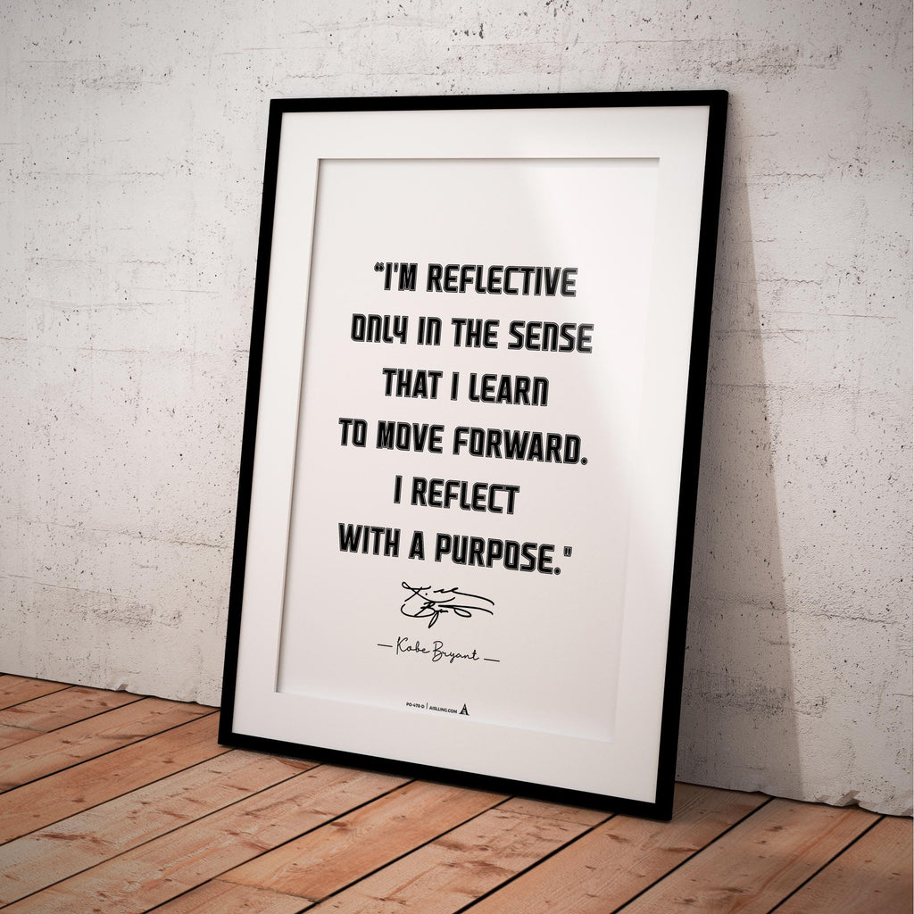 Aislling — Kobe Bryant Mamba Mentality Quote Poster: Basketball Wall Art (Digital Download) | Aislling printable