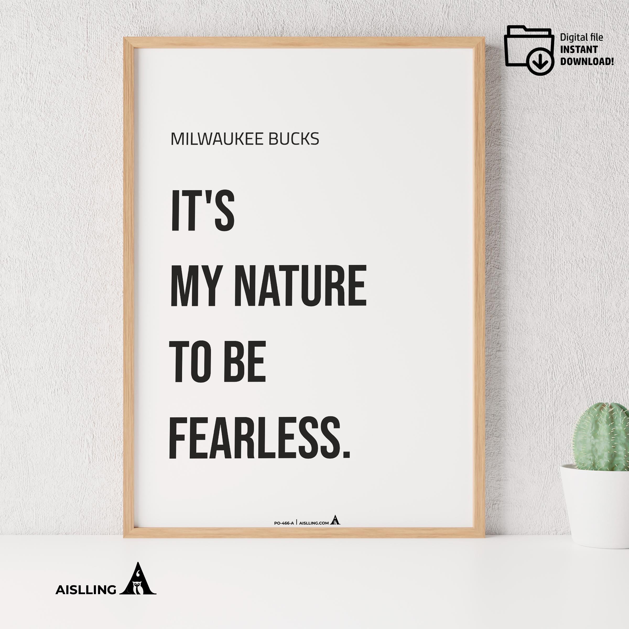 Aislling — Digital Printable Wall Art Inspirational Quotes Jordan Mentality Poster Basketball Quote Milwauk... | Aislling printable