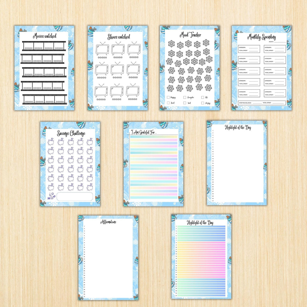 Digital Planner — January Monthly Tracker PRINTABLE, New Year Habit Tracker, Goal and Routine Planner, Inst... | Bloom Joyfully printable