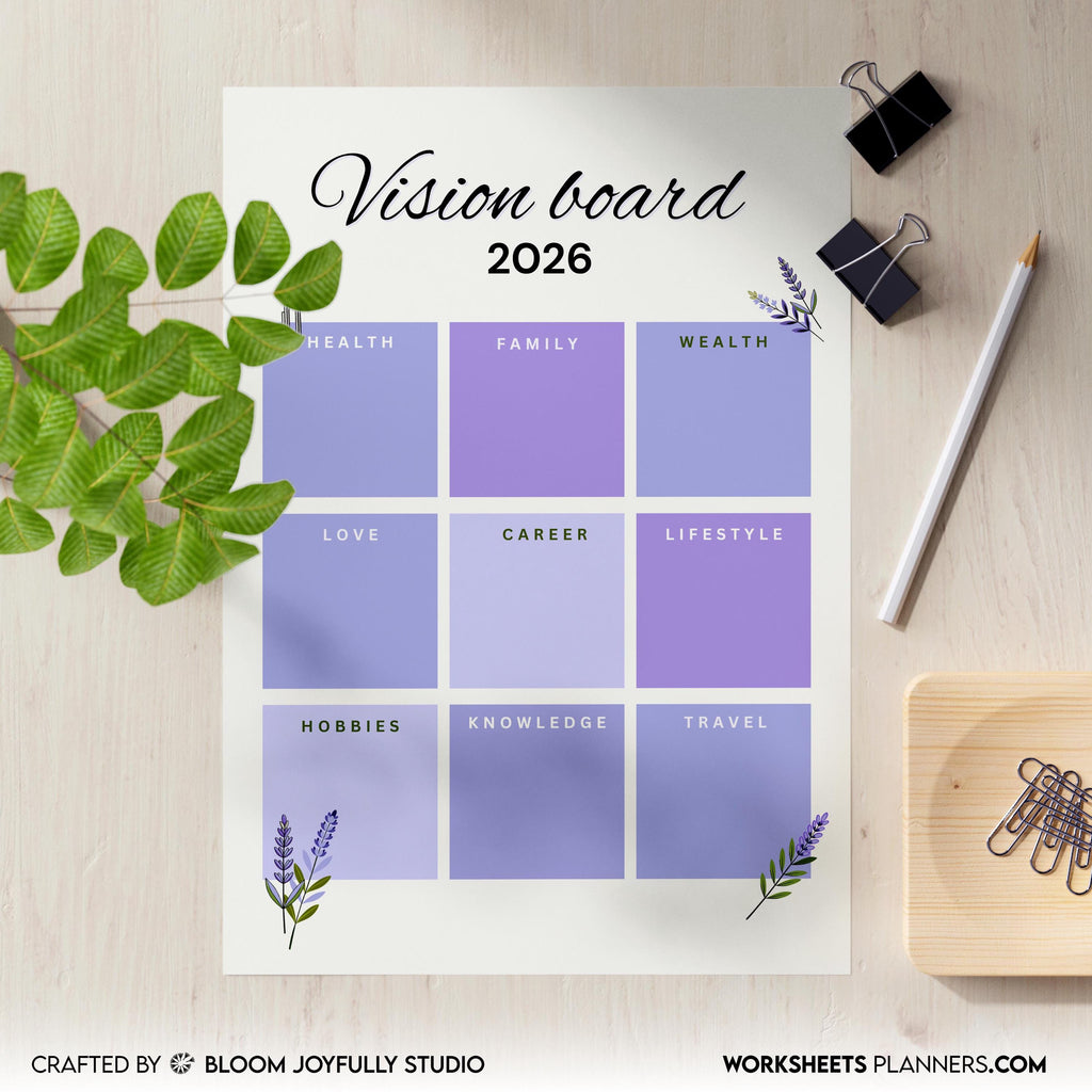 2026 Goals — 2026 My VISION BOARD, Health, Family, Wealth, Career, Travel, Love, Lifestyle, Hobbies, Knowle... | Aislling printable