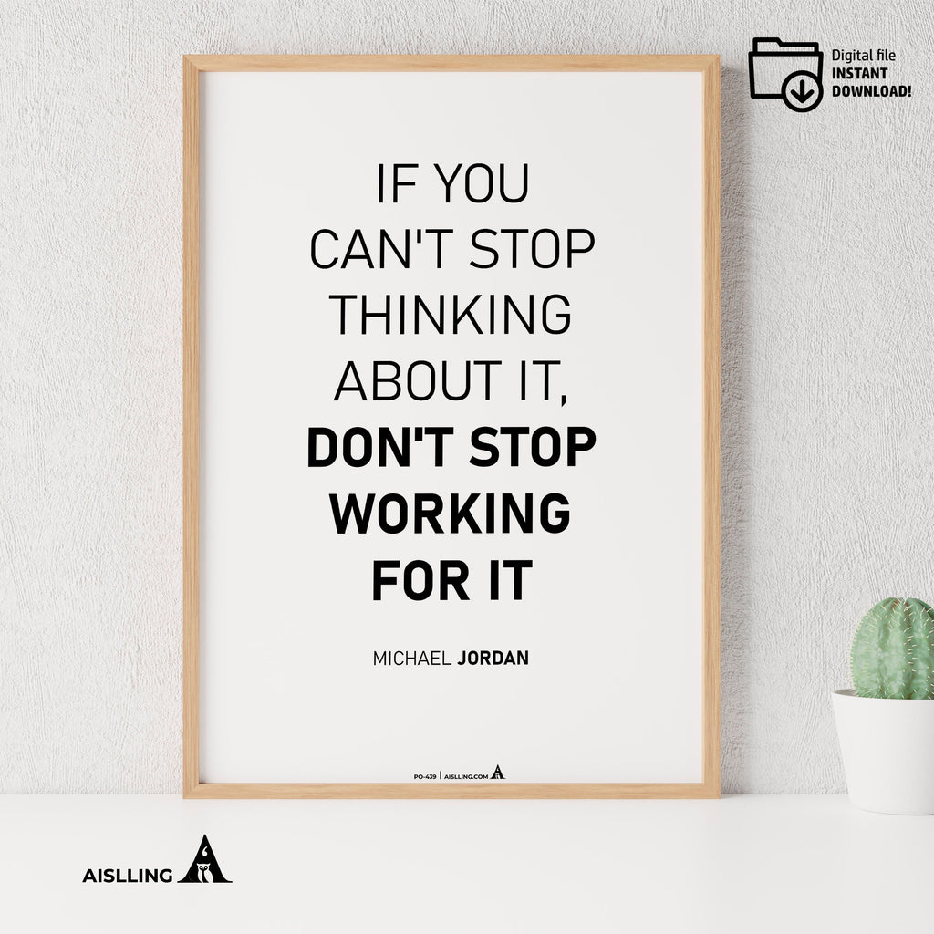 Aislling — Michael Jordan Inspirational Quotes, Basketball Wall Art | Instant Digital Download | Aislling printable