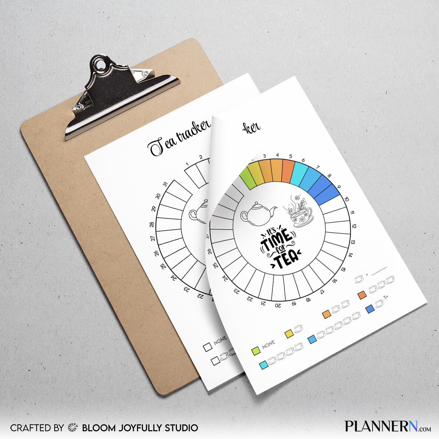 Herbal Tea Log — Tea Tracker PRINTABLE, Daily Tea Log Journal, Tea Lover Planner, Herbal Tea log, Wellness ... | Bloom Joyfully printable