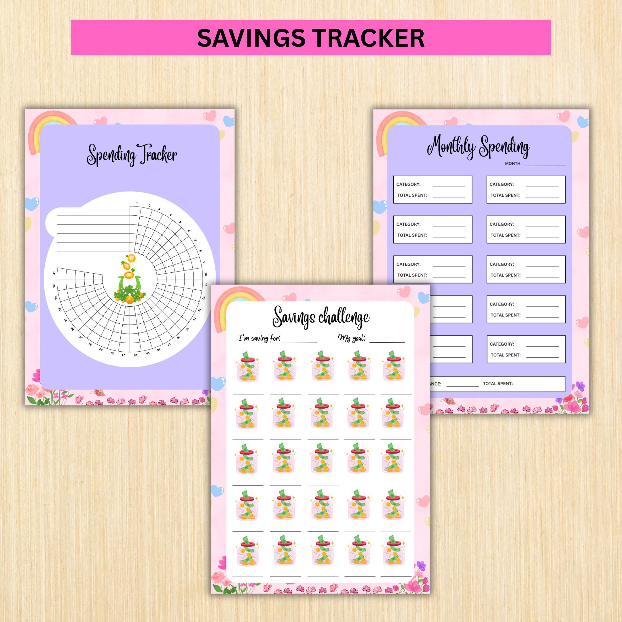 Digital Planner — MARCH Planner Bundle, Habit Tracker, Daily Reflection, Mental Health, Gratitude, Mood Tra... | Mindfulness printable