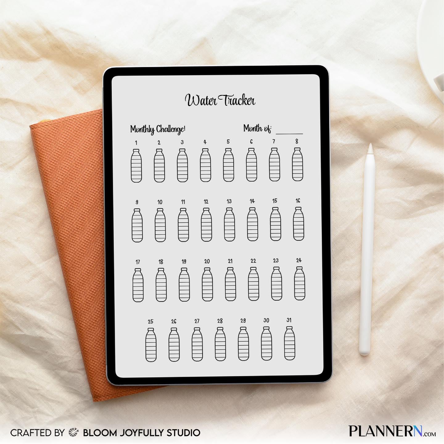 Daily Tracker — Daily Water Intake Tracker Printable, Daily Tracker, Health Tracker, Hydrate Tracker, Water... | Nutri Track printable