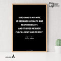 Basketball Art — Michael Jordan Inspirational Quote Poster: Basketball Legend Art (Digital Download) | Aislling printable