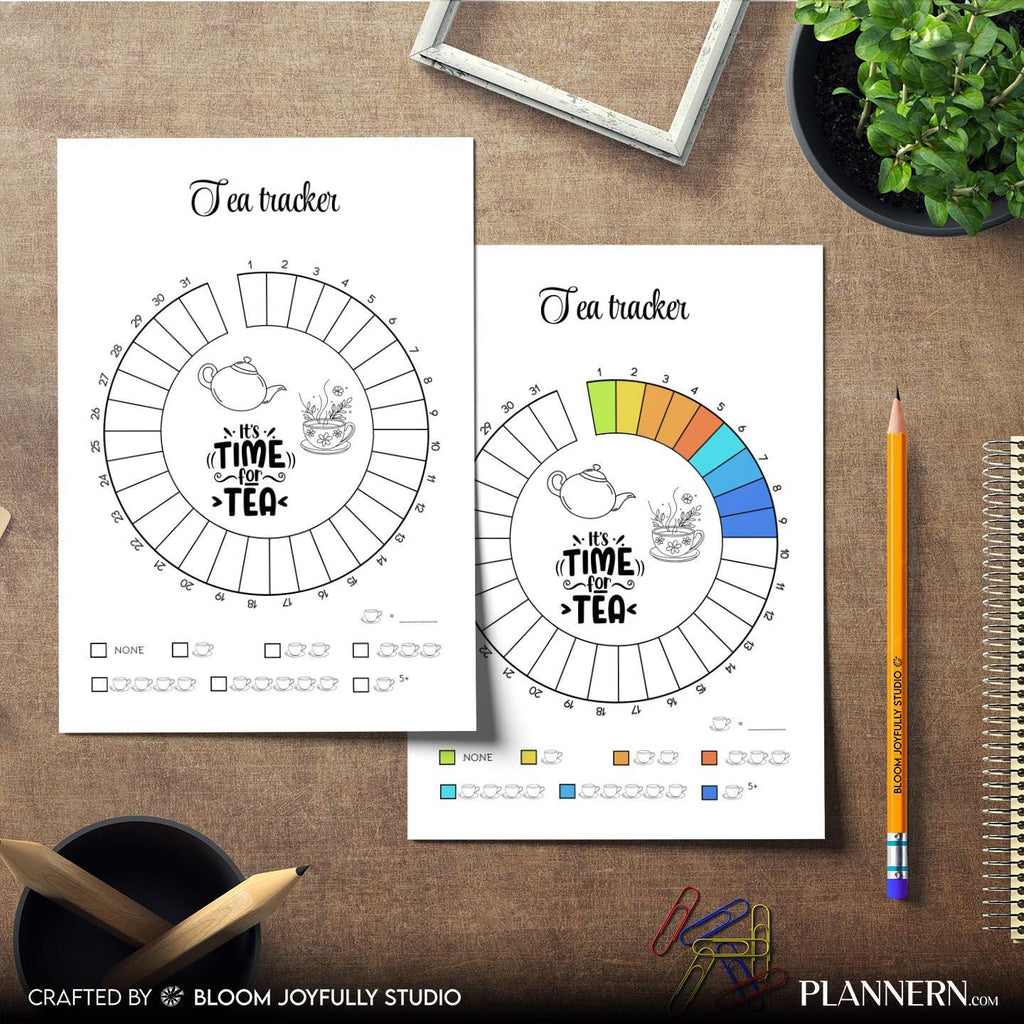 Herbal Tea Log — Tea Tracker PRINTABLE, Daily Tea Log Journal, Tea Lover Planner, Herbal Tea log, Wellness ... | Bloom Joyfully printable
