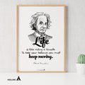 Aislling — Albert Einstein Quotes, Life is like riding a bicycle Printables, Inspirational Quote Poster, Mo... | Aislling printable