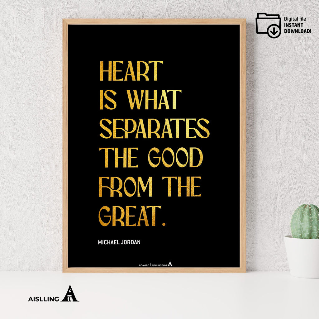 Aislling — Michael Jordan Quotes Digital Printable Wall Art Inspirational Quotes Jordan Mentality Poster Ba... | Aislling printable