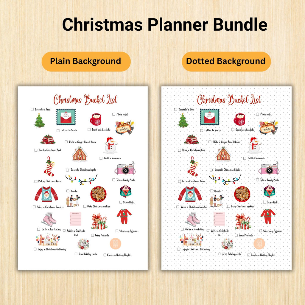 Christmas Budget — CHRISTMAS JOURNAL BUNDLE, Digital Planner Pages, Printable Planner, A4 & A5 Size | Bloom Joyfully printable