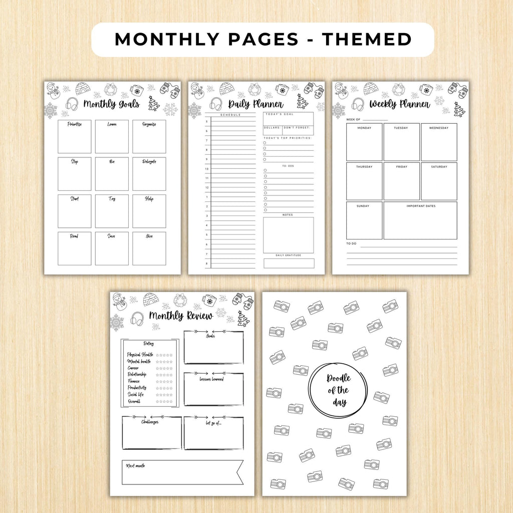 Budget Tracker — June Journal Bundle, Printable Journal pages, June Calendar, Habit Tracker, Monthly Tracke... | Mindfulness printable