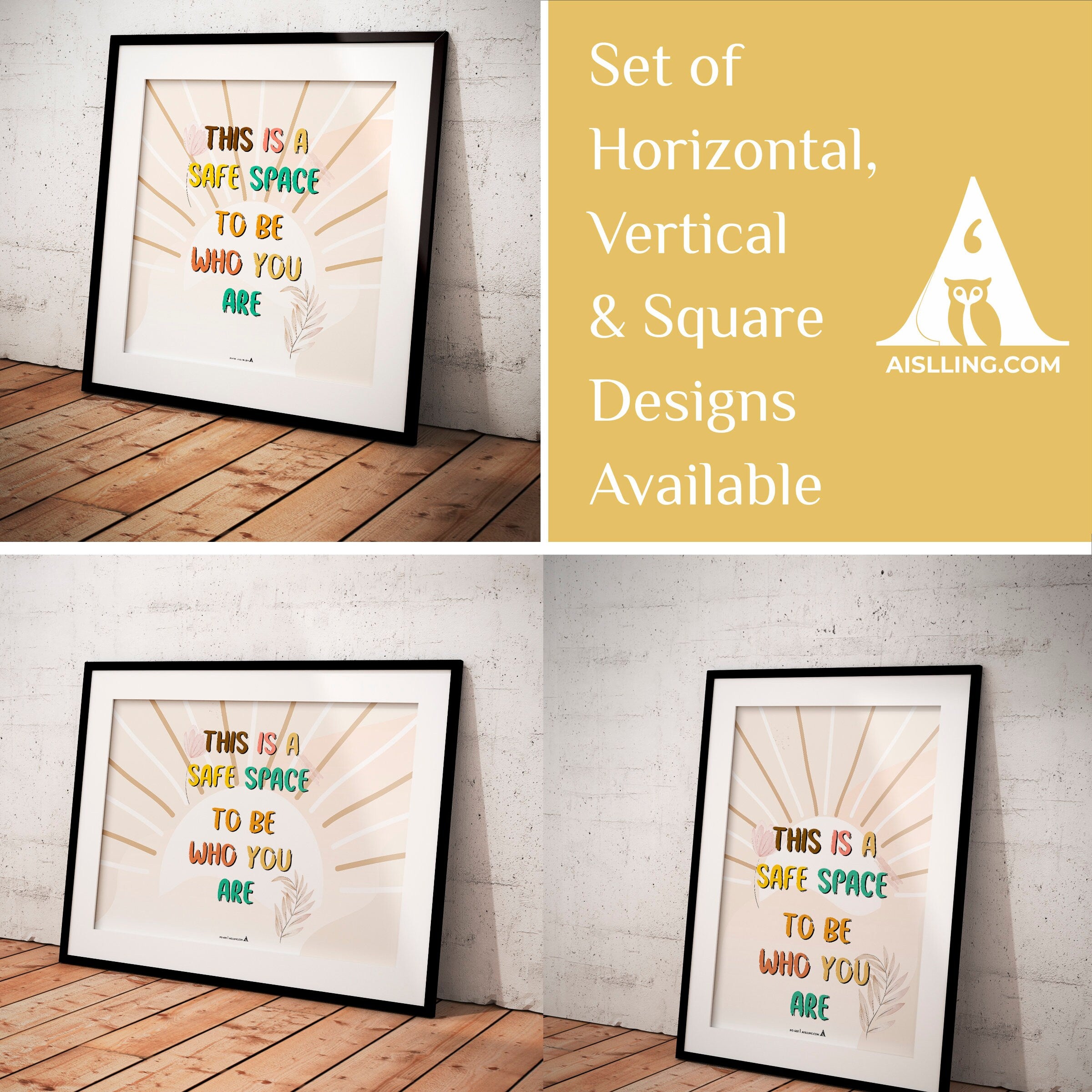 Act — This is a safe space to be who you are poster, self, esteem, respect, couples therapy, therapy office... | Mindfulness printable