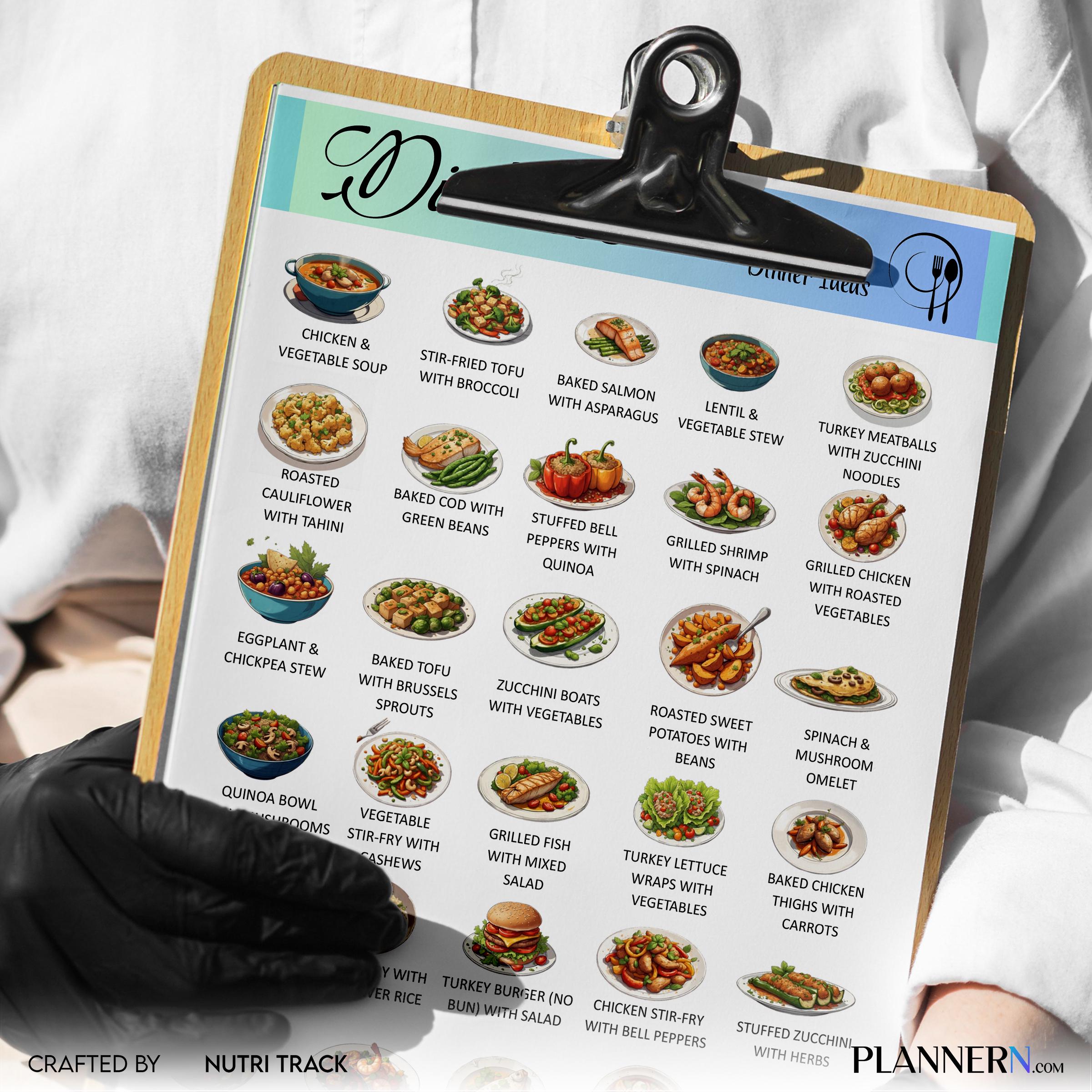 Blood Sugar Control — 30 Diabetes Friendly Dinner Ideas, Low Sugar Dinner Printable PDF, Blood Sugar Friend... | Nutri Track printable