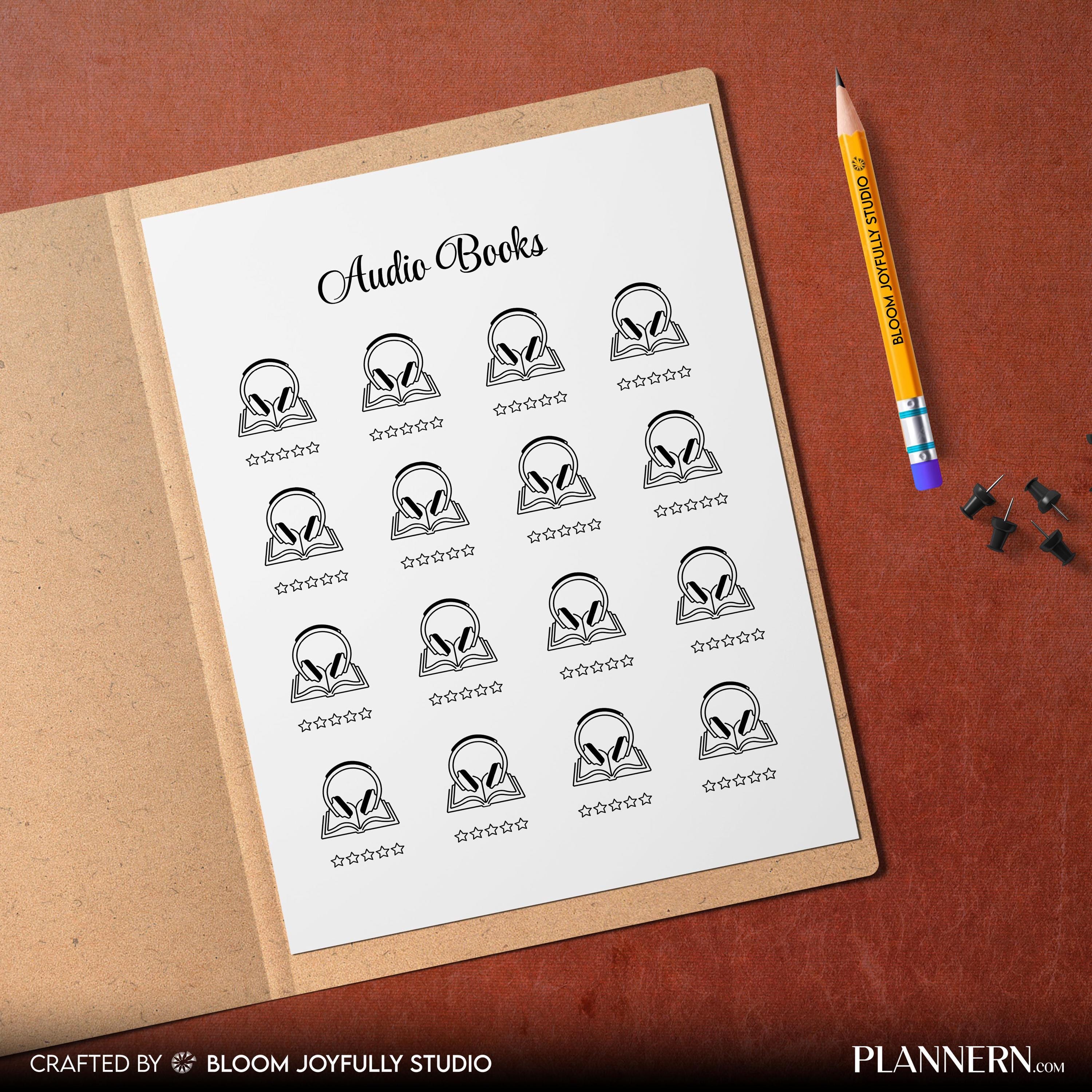 Aesthetic Planner — Book Tracker PRINTABLE, Reading Tracker, Reading Log, Habit Tracker, Book Journal, Read... | Bloom Joyfully printable