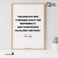 Basketball Art — Michael Jordan Quotes Digital Printable Wall Art Inspirational Quotes Jordan Mentality Pos... | Aislling printable