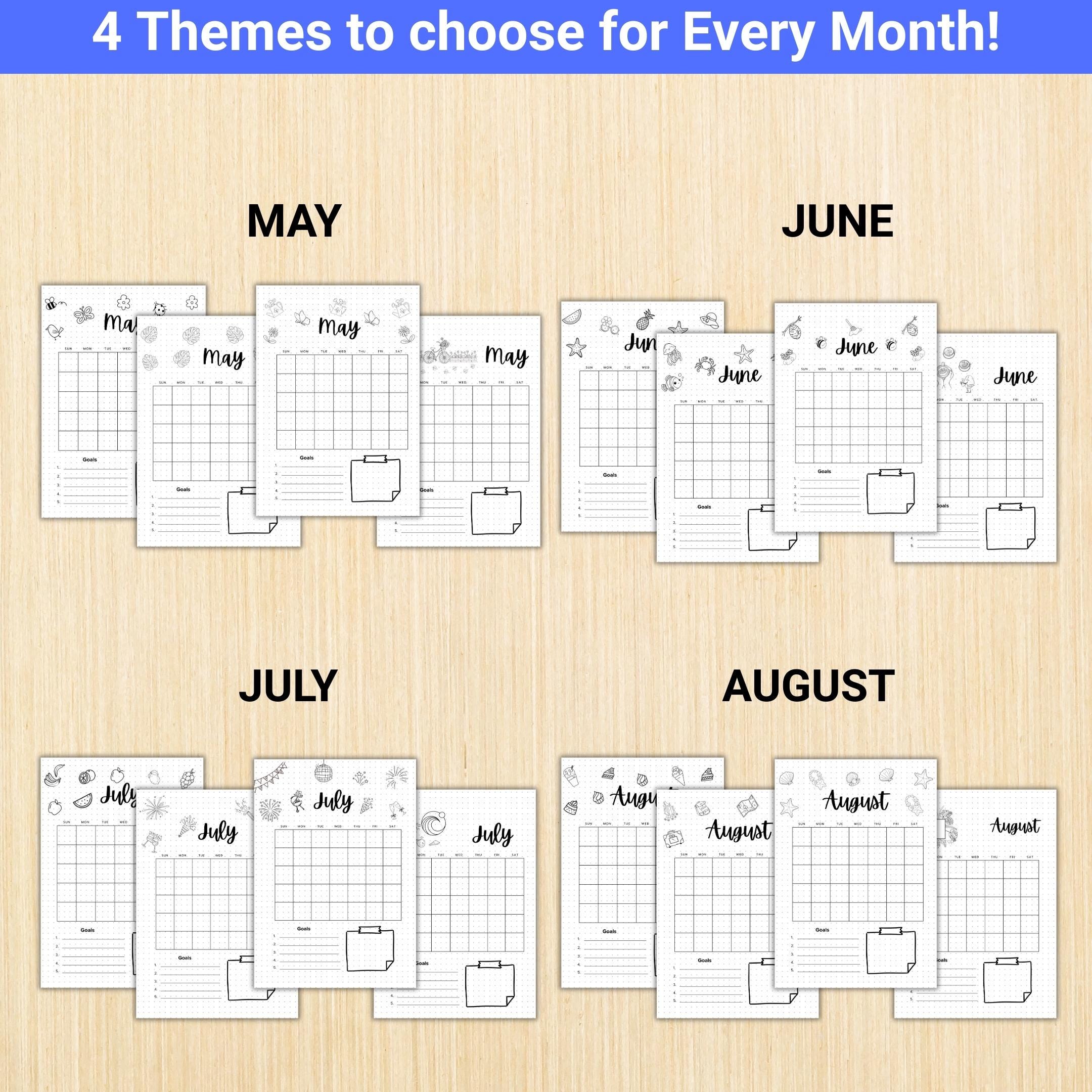 2026 Planner — 2026 BIG CALENDAR Bundle, Digital Planner Pages, Printable CALENDAR Planner, Printable Journ... | Bloom Joyfully printable