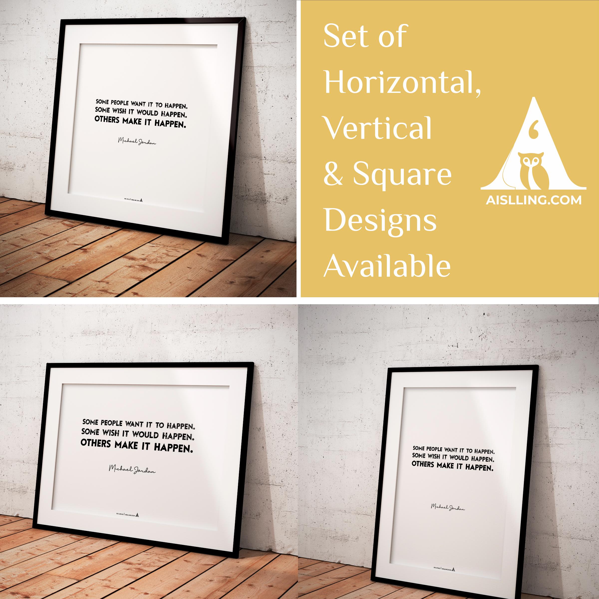 Air Jordan — Michael Jordan Motivational Quote Poster: NBA Sports Art (Digital Download) | Aislling printable