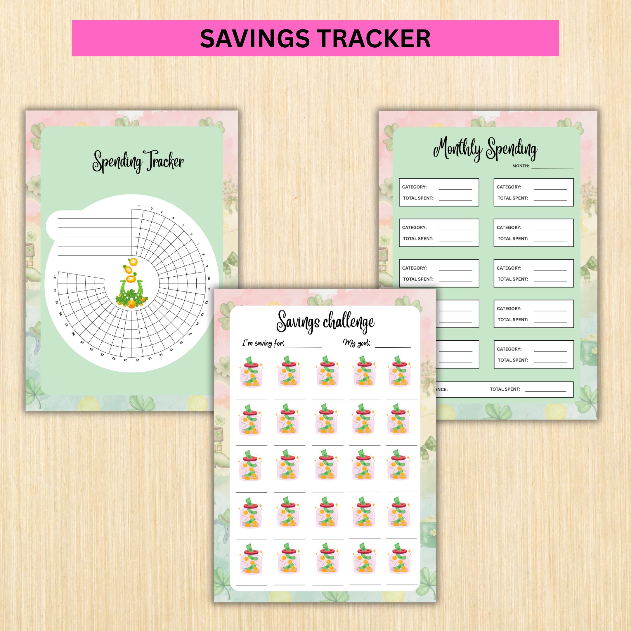 Digital Planner — MARCH Planner Bundle, Habit Tracker, Saving Planner, Mental Health, Gratitude, Mood Track... | Mindfulness printable