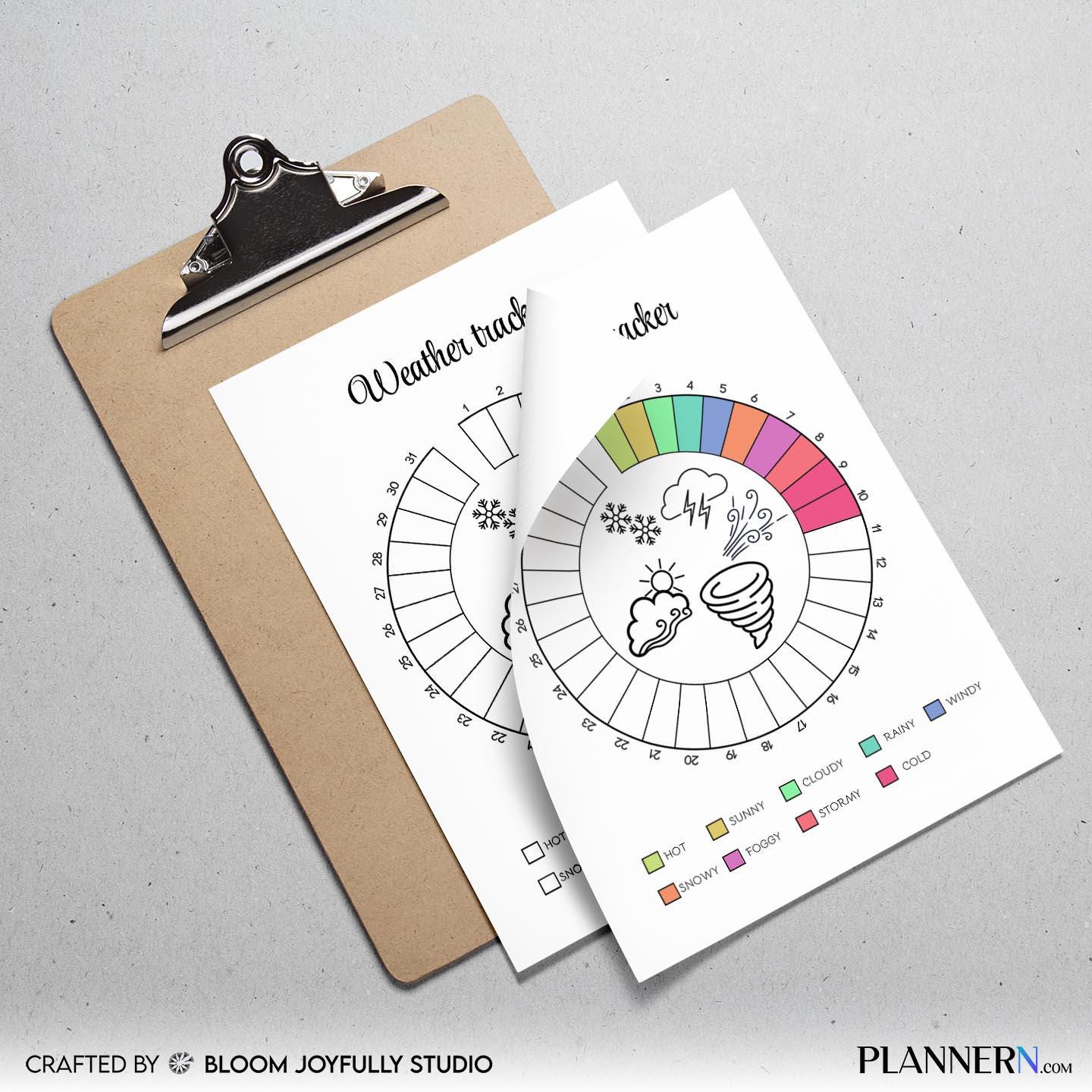 Climate Tracker — Weather Tracker Printable, Daily Weather Log, Homeschool Science Worksheet, Monthly Clima... | Aislling printable
