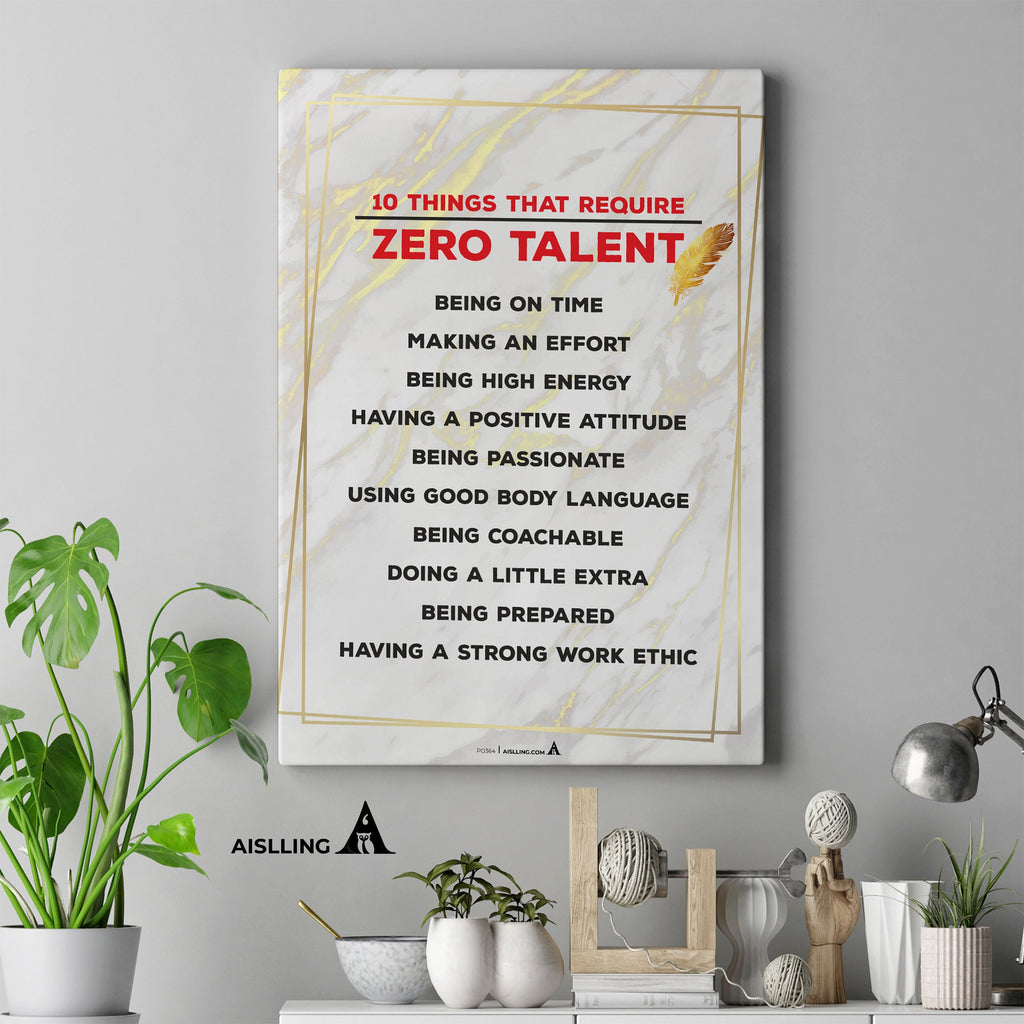 Aislling — Things That Require Zero Talent Quote, Printables, Inspirational Quote Poster, Motivational Art,... | Aislling printable