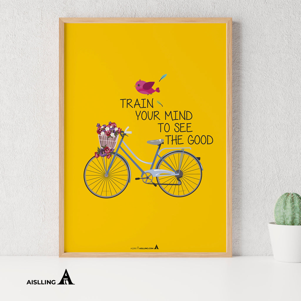 Aislling — Train Your Mind to see the Good, quotes Pintables, Motivational Quote wall art Inspirational quo... | Aislling printable