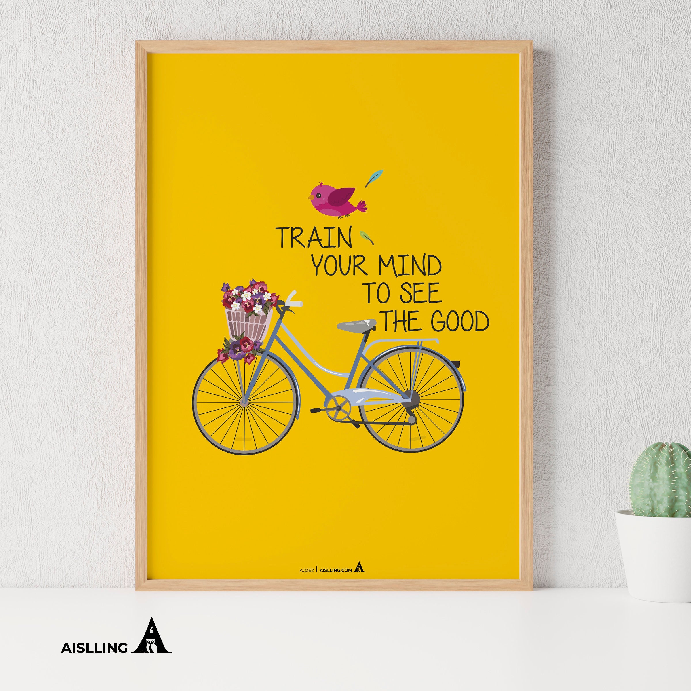 Aislling — Train Your Mind to see the Good, quotes Pintables, Motivational Quote wall art Inspirational quo... | Aislling printable