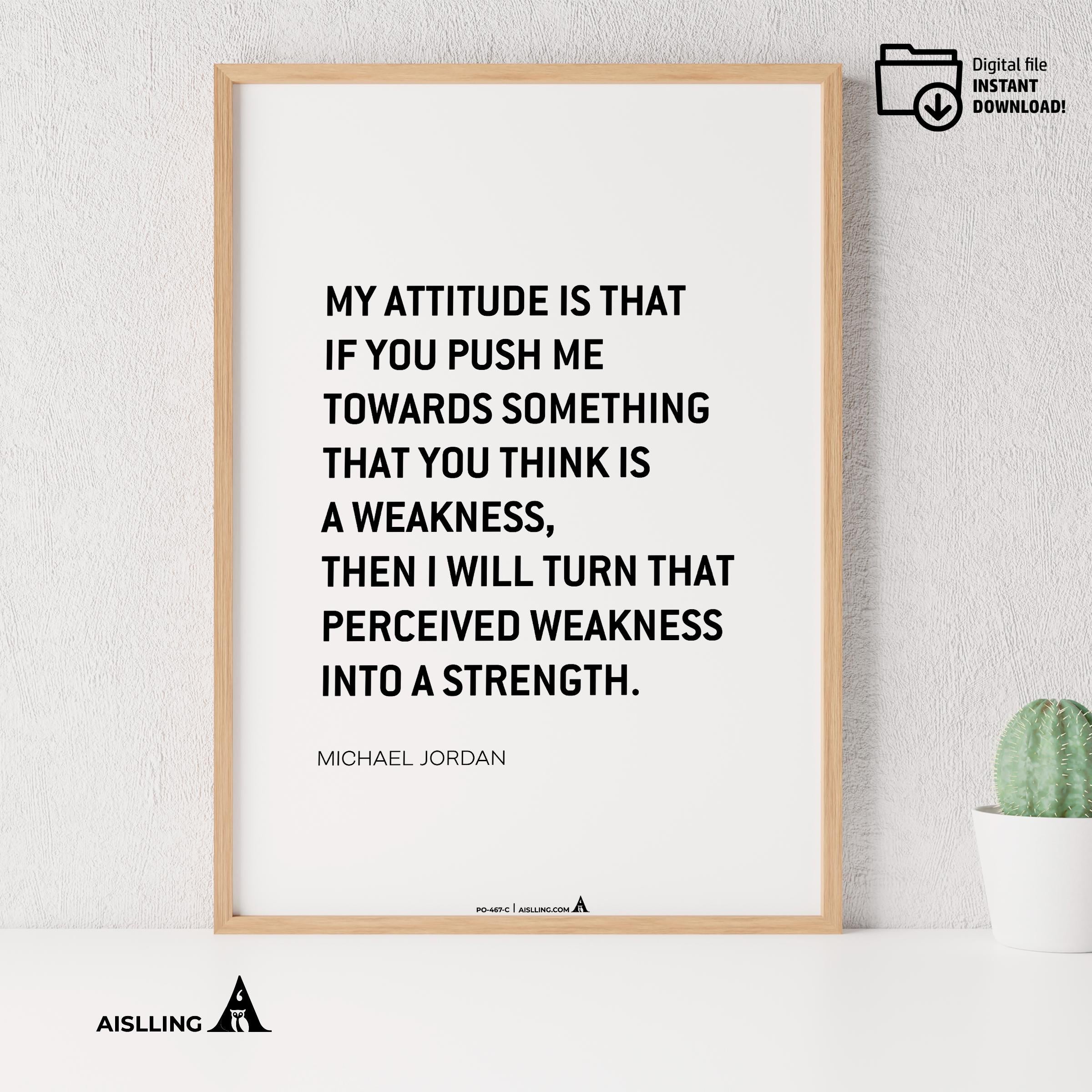 Aislling — Motivational Quotes, Michael Jordan, NBA Sports, Printable NBA Poster, Teenager kid basketball g... | Aislling printable