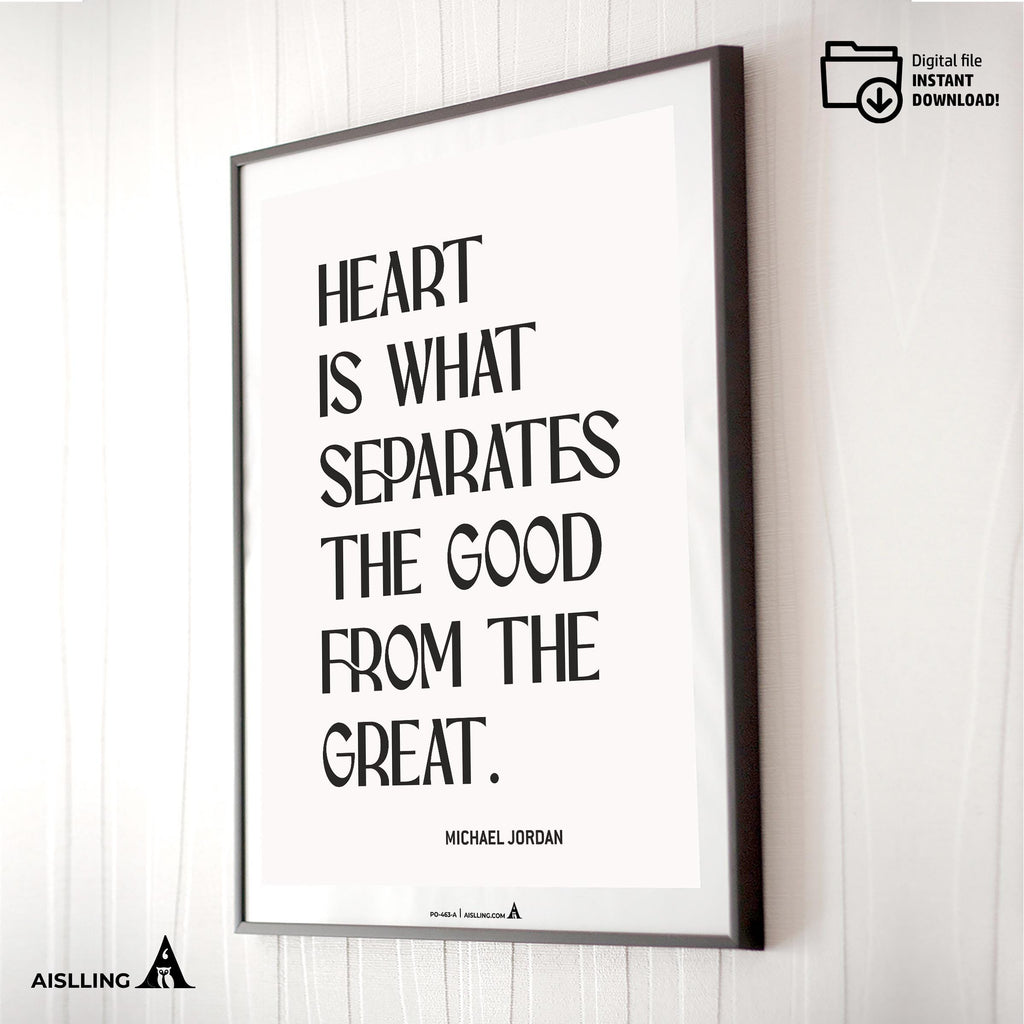 Aislling — Michael Jordan Quotes Digital Printable Wall Art Inspirational Quotes Jordan Mentality Poster Ba... | Aislling printable