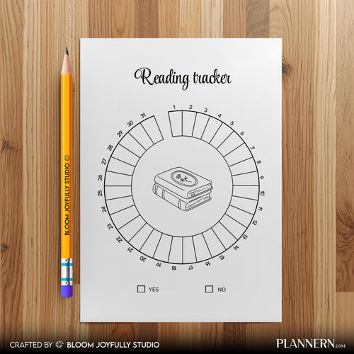 Aesthetic Planner — Reading Tracker PRINTABLE, Reading Tracker, Reading Log, Habit Tracker, Book Journal, R... | Bloom Joyfully printable