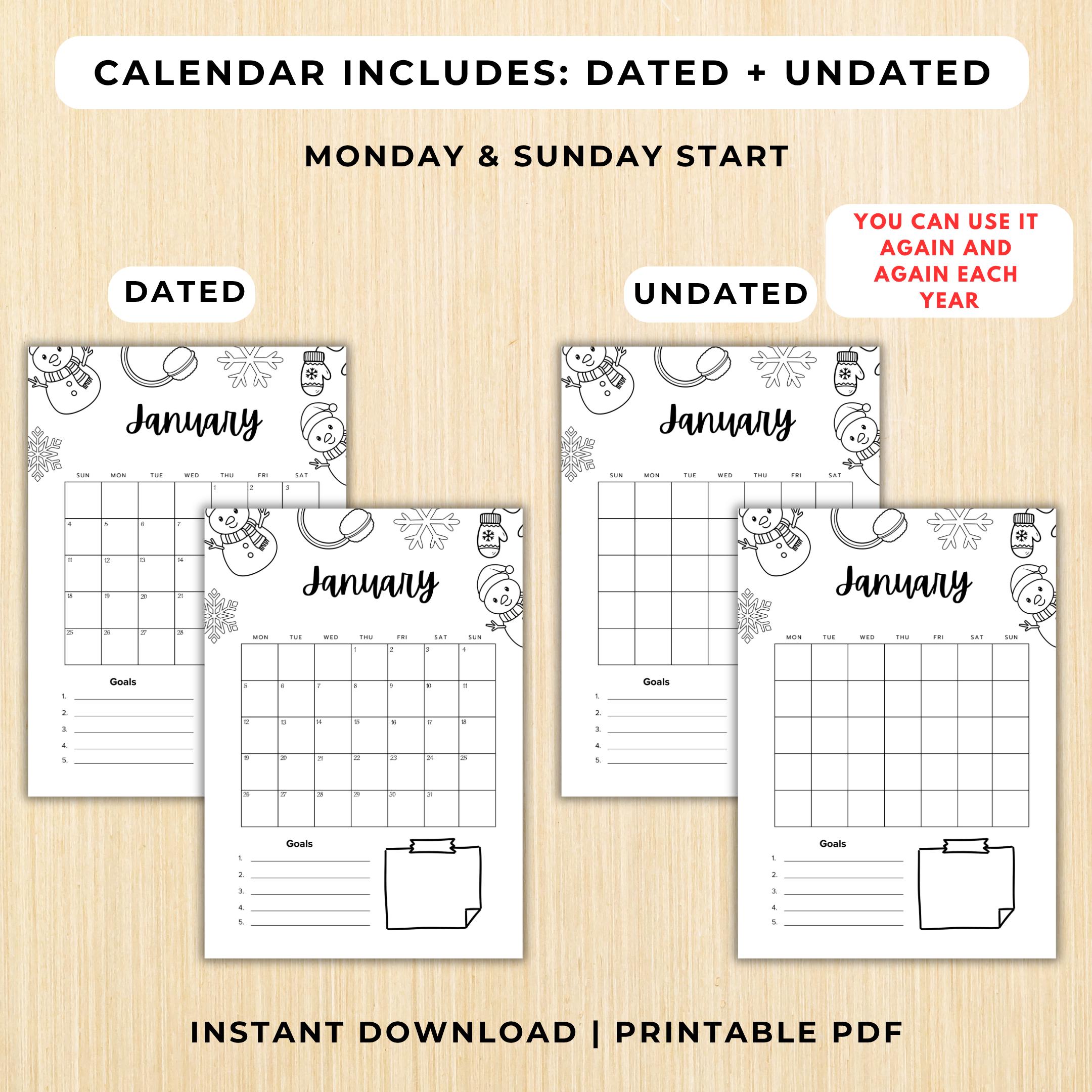 Budget Tracker — January Journal Bundle, Printable Journal pages, Winter Planner, July Planner, Habit Track... | Mindfulness printable