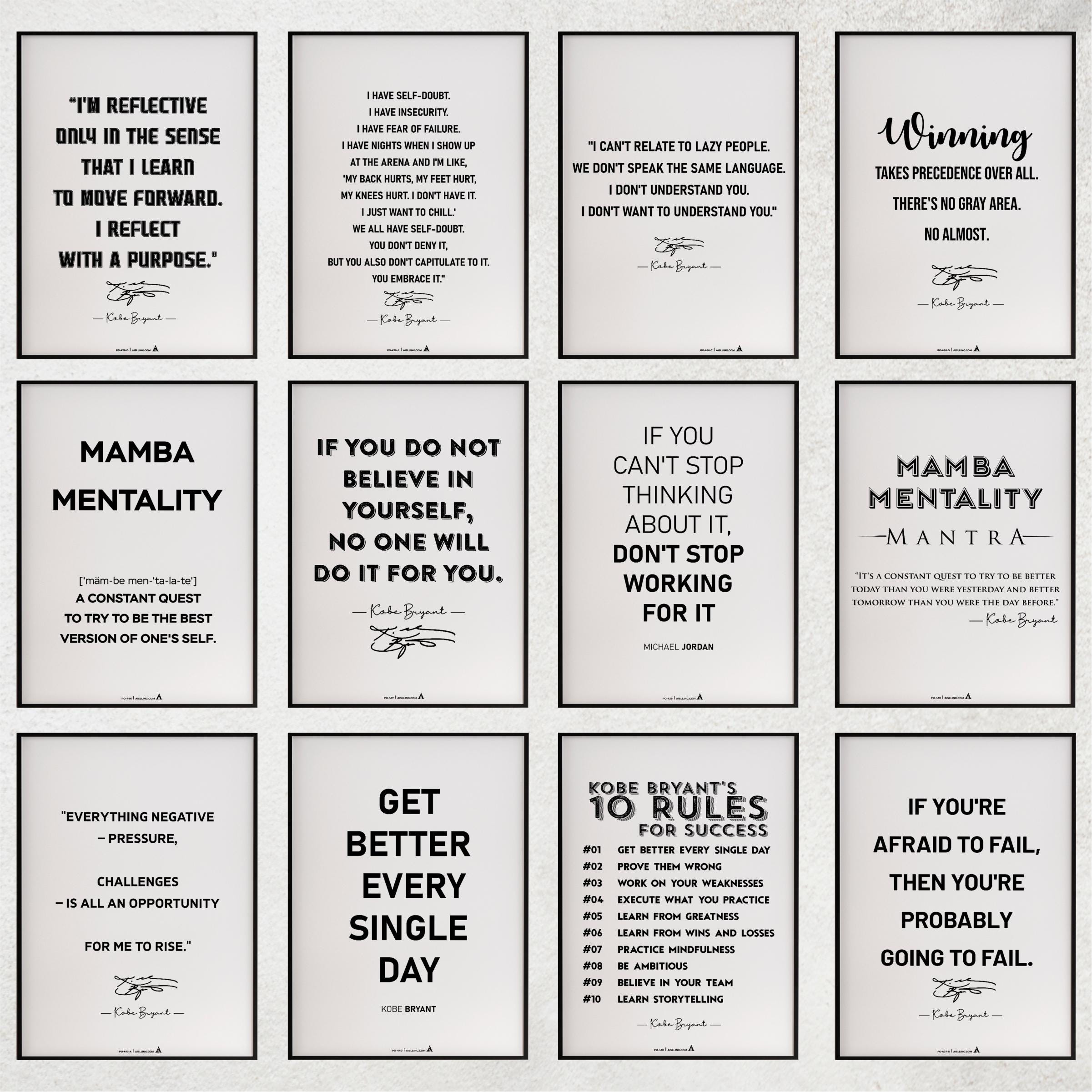 Digital Quote Print — Motivational Quotes Print Set, Inspirational Quote for Motivation Office Prints, Succ... | Aislling printable