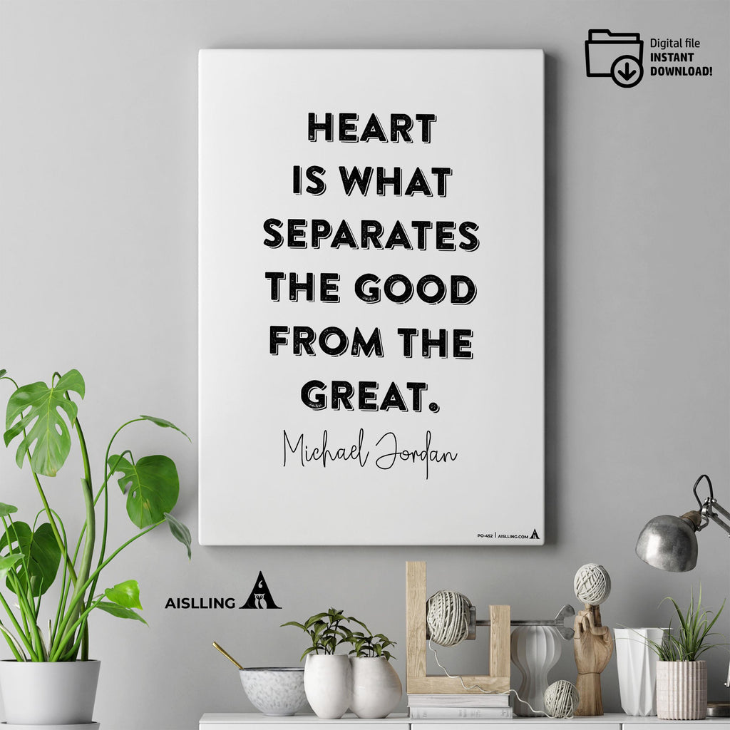 Aislling — Michael Jordan Quotes Digital Printable Wall Art Inspirational Quotes Jordan Mentality Poster Ba... | Aislling printable
