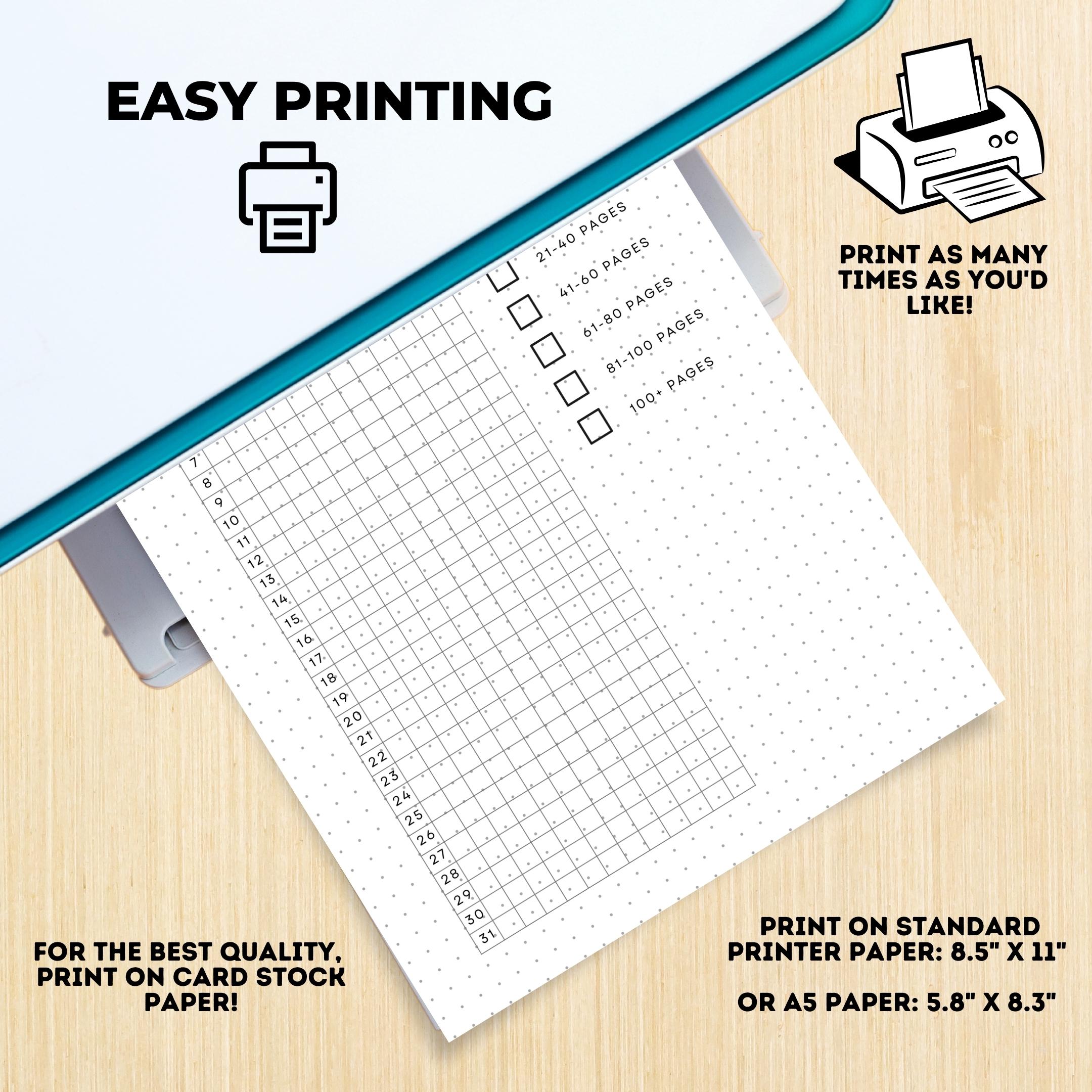 Book Cover Page — Reading Tracker, Book Reading Log, PRINTABLE Journal Page, Daily Habit Tracker, Book Jour... | Bloom Joyfully printable