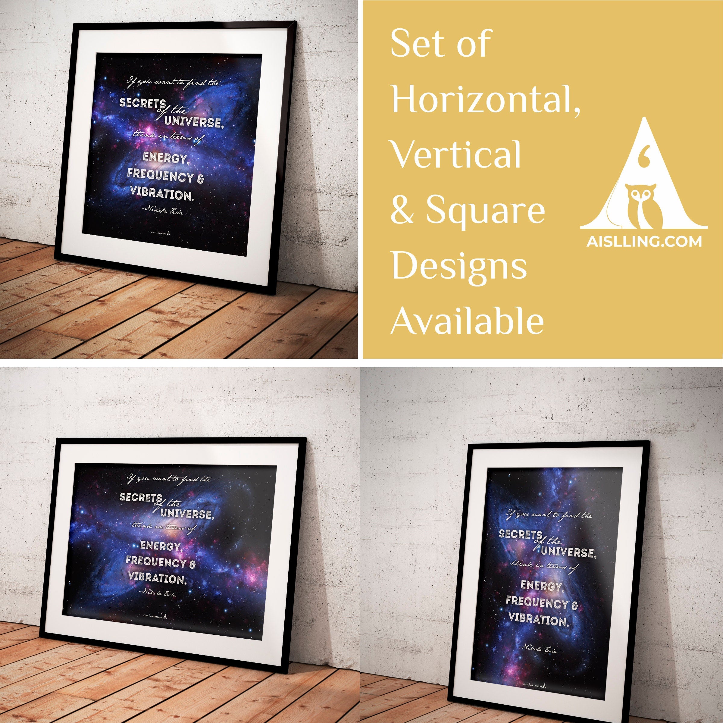 Aislling — If you want to find the secrets of the universe, Nikola Tesla Quote Poster Printables, Inspirati... | Aislling printable