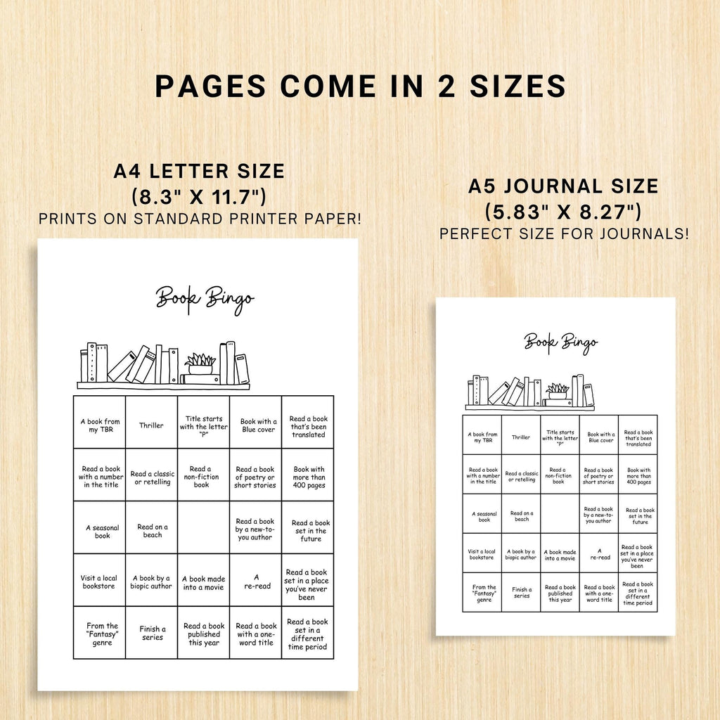 Book Challenge — Reading Challenge Bundle, Reading Tracker, Book Journal, PRINTABLE Journal Page, Book Chal... | Bloom Joyfully printable