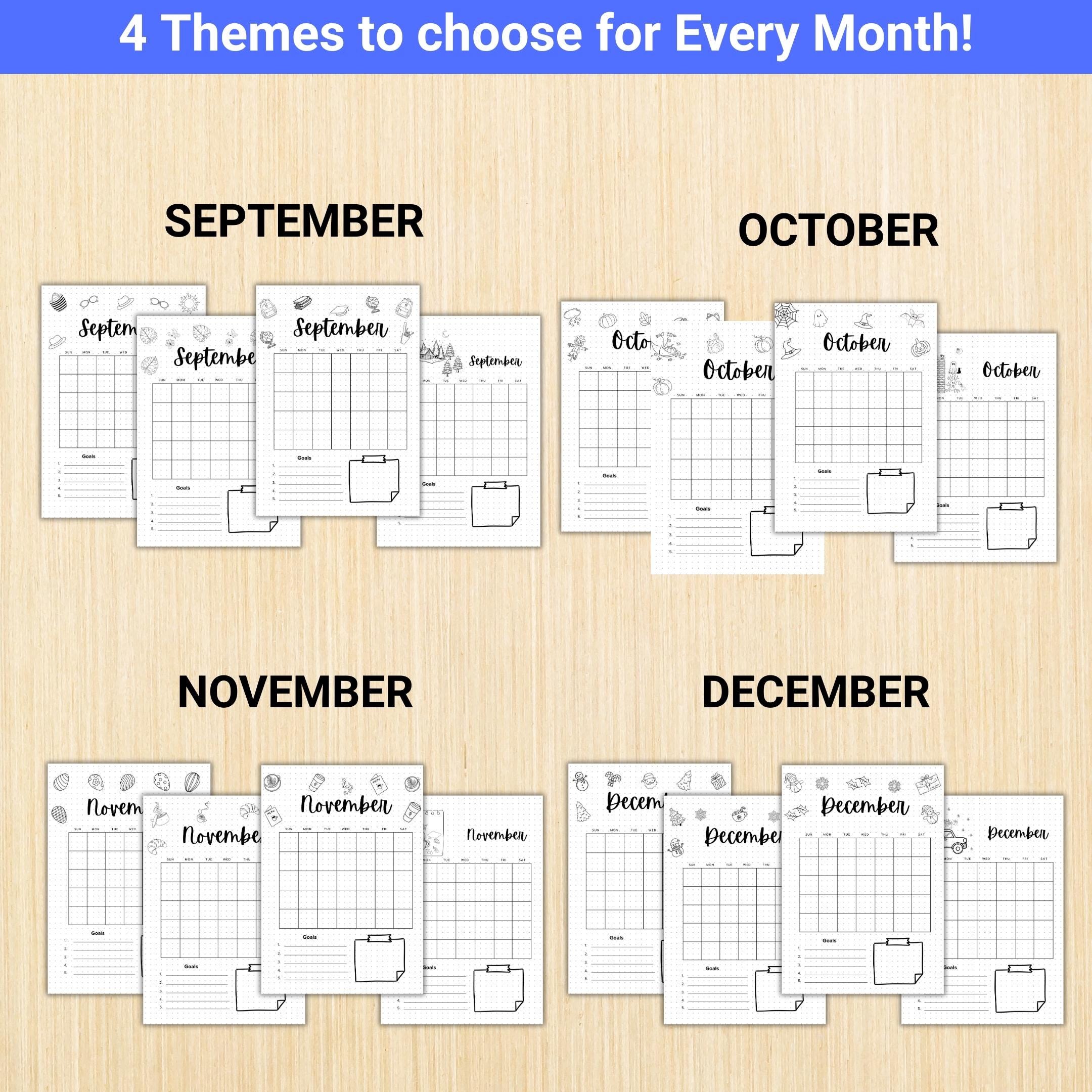 2026 Planner — 2026 BIG CALENDAR Bundle, Digital Planner Pages, Printable CALENDAR Planner, Printable Journ... | Bloom Joyfully printable