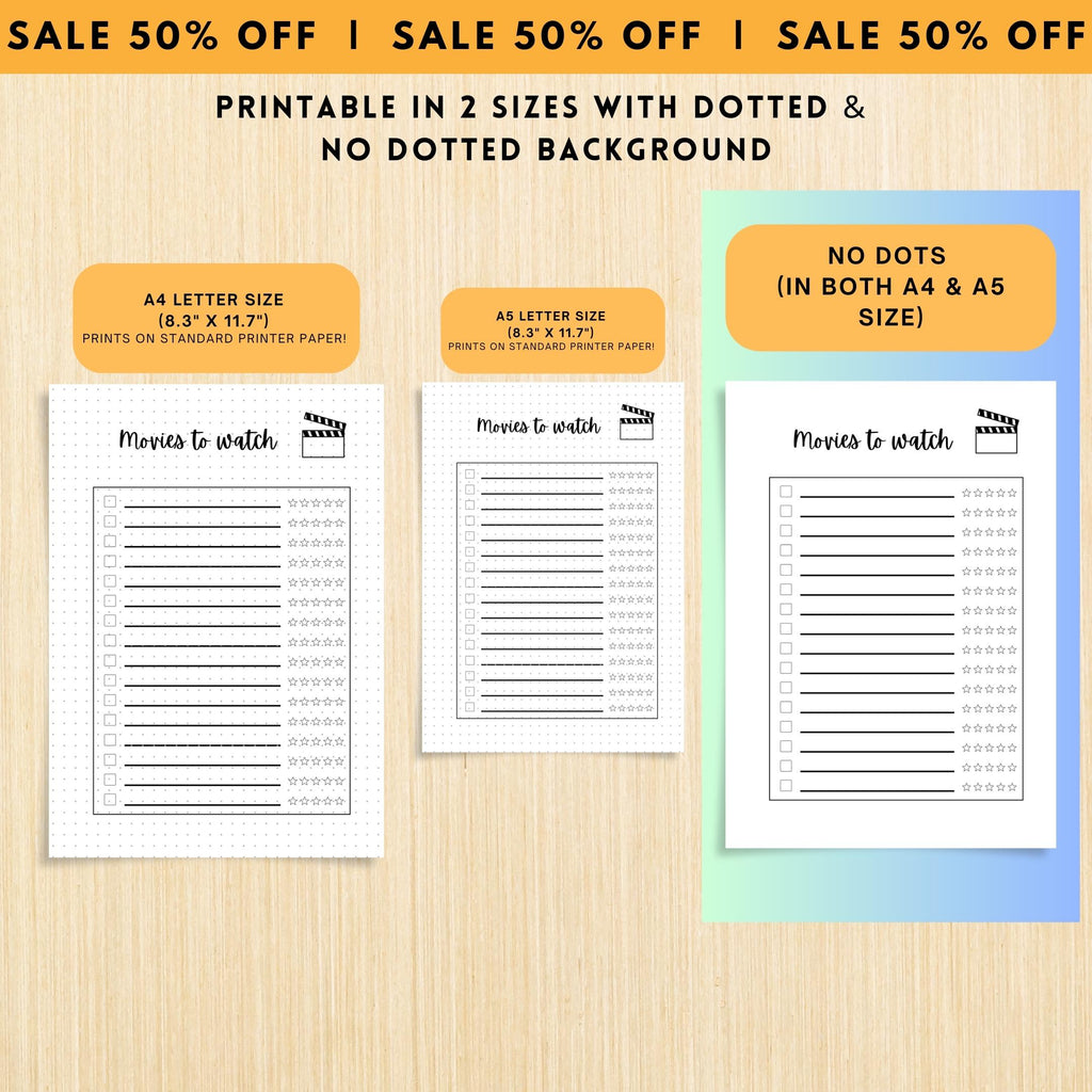 Daily Organizer — Things To Remember Bundle, Weekly & Monthly Planner, Books To Read, Movies To Watch, Reci... | Bloom Joyfully printable