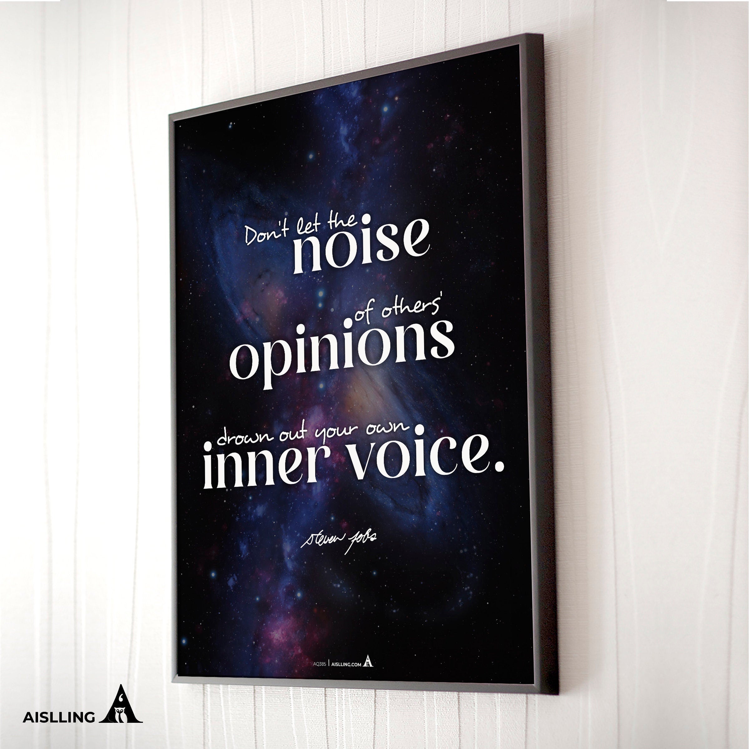 Aislling — Don't let the noise of others, Steve Jobs Quote Poster Printables, Inspirational Quote Poster, M... | Aislling printable