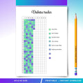 Blood Glucose Log — Diabetes Tracker PRINTABLE – Blood Sugar Log, Diabetes Log, Health Tracker, Diabetes Tr... | Nutri Track printable