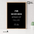 Athlete Wall Decor — Michael Jordan Motivational Quote Art: Basketball Sports Poster (Digital Download | Aislling printable