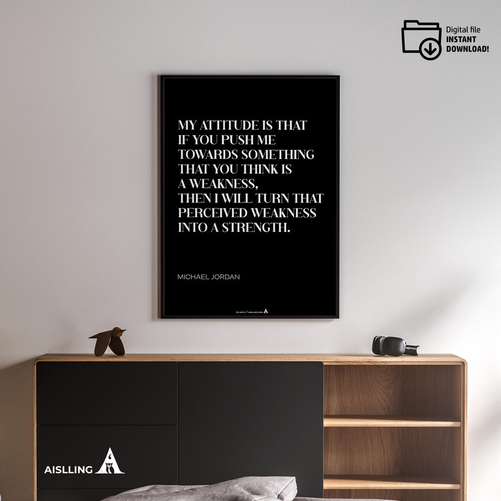 Air Jordan — Michael Jordan Quotes, NBA Sports, Printable NBA Poster, Teenager kid basketball gift, NBA pos... | Aislling printable