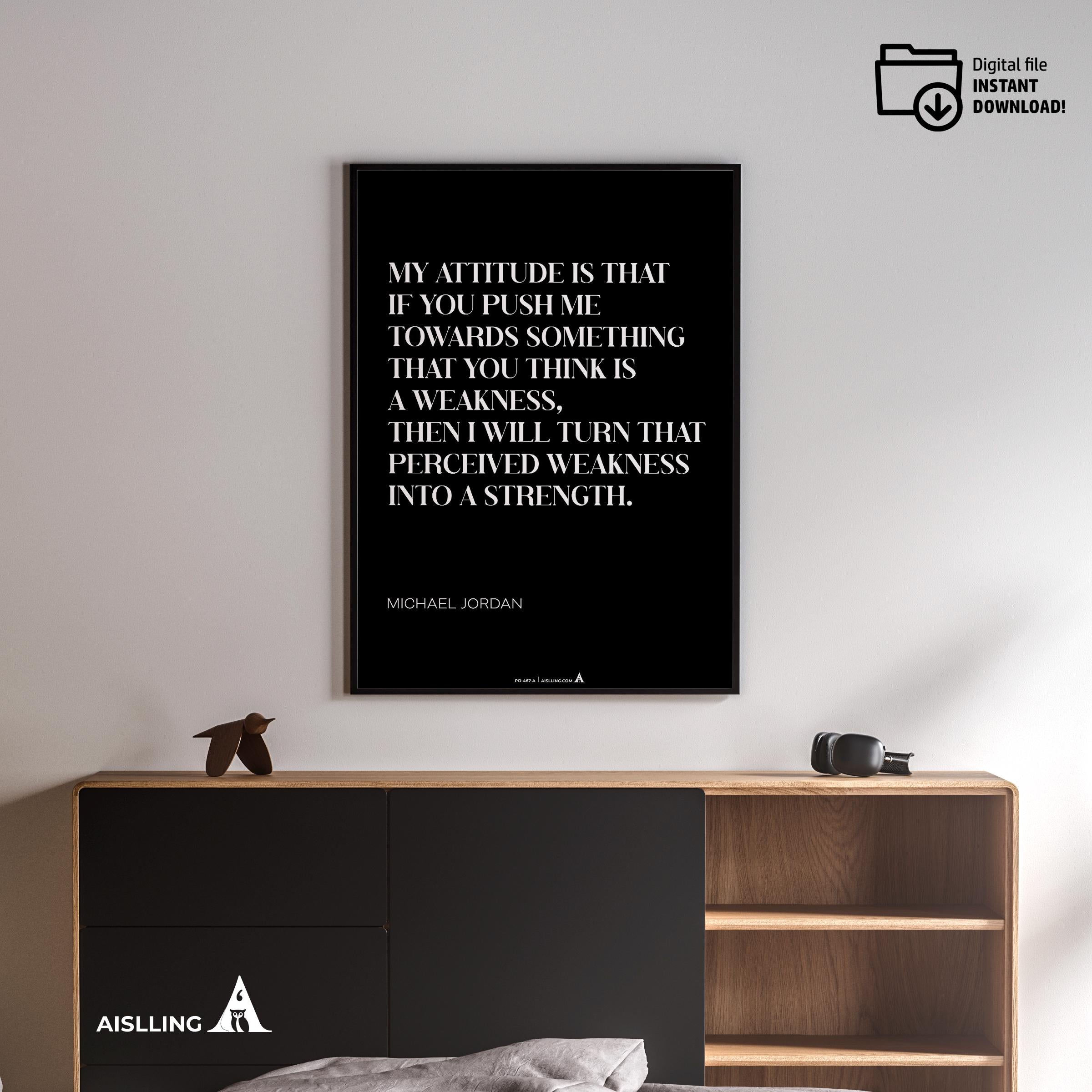 Air Jordan — Michael Jordan Quotes, NBA Sports, Printable NBA Poster, Teenager kid basketball gift, NBA pos... | Aislling printable