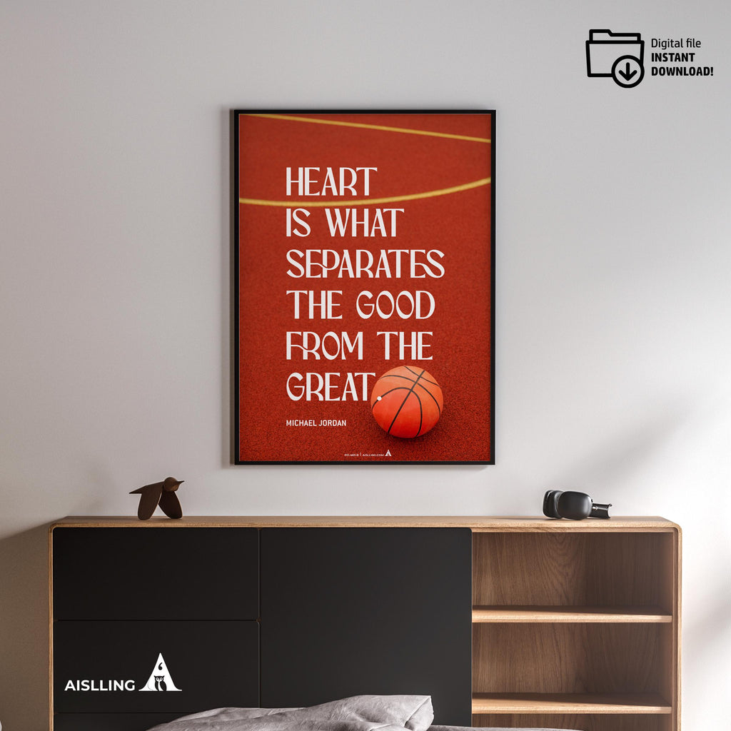Aislling — Michael Jordan Quotes Digital Printable Wall Art Inspirational Quotes Jordan Mentality Poster Ba... | Aislling printable
