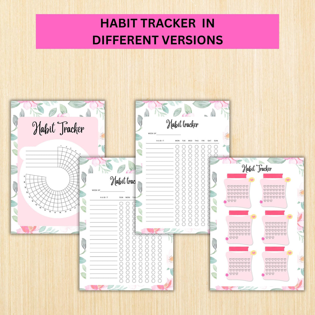 Digital Planner — MARCH Planner Bundle, Habit Tracker, Saving Planner, Mental Health, Gratitude, Mood Track... | Mindfulness printable