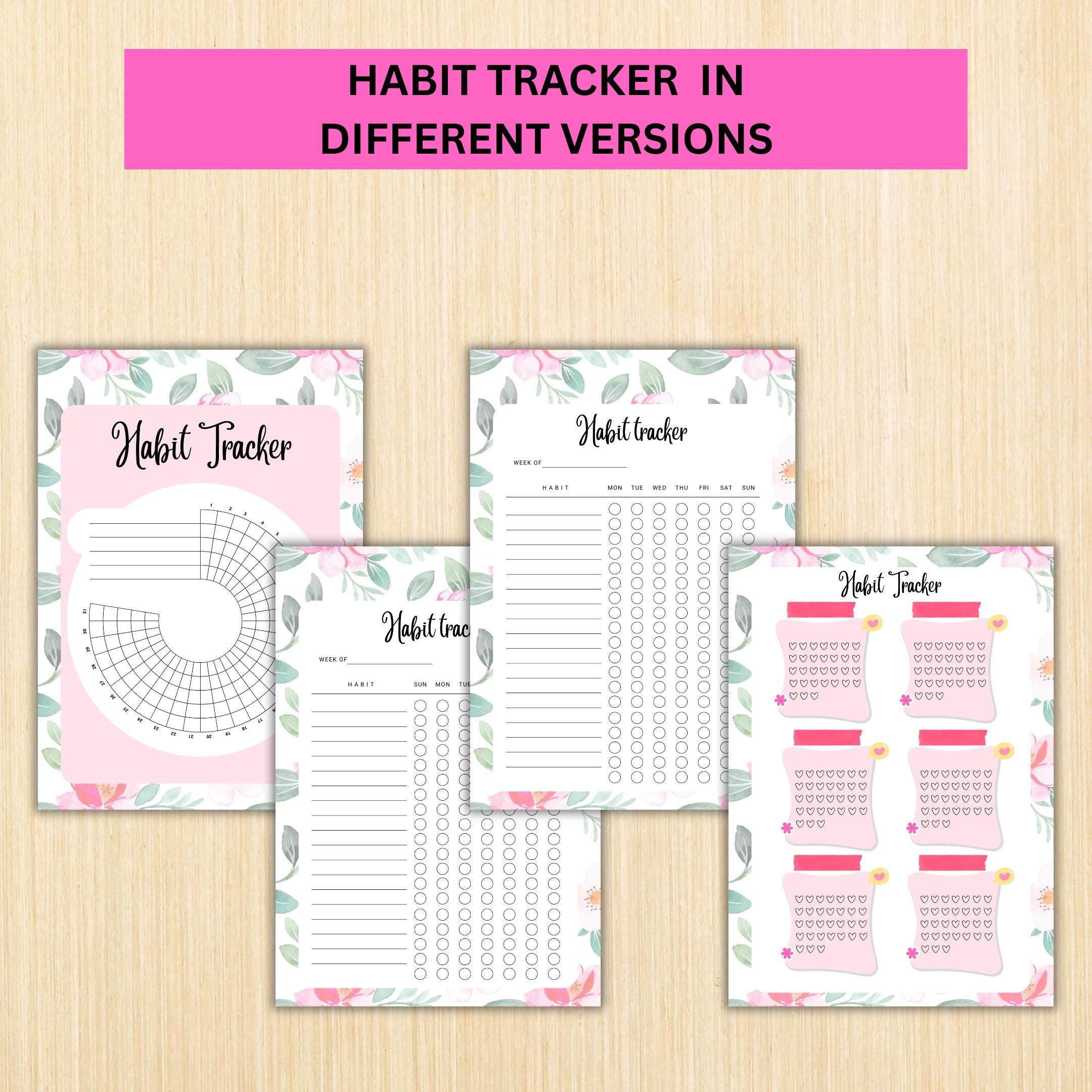 Digital Planner — MARCH Planner Bundle, Habit Tracker, Saving Planner, Mental Health, Gratitude, Mood Track... | Mindfulness printable