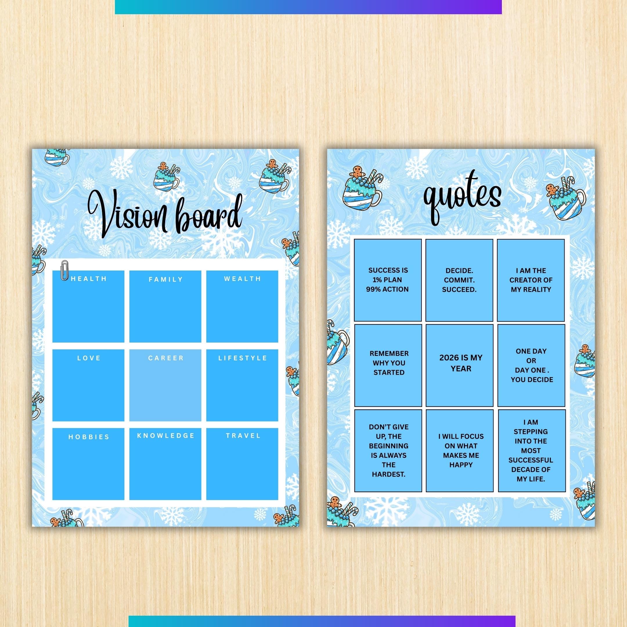 Digital Planner — January Monthly Tracker PRINTABLE, New Year Habit Tracker, Goal and Routine Planner, Inst... | Bloom Joyfully printable