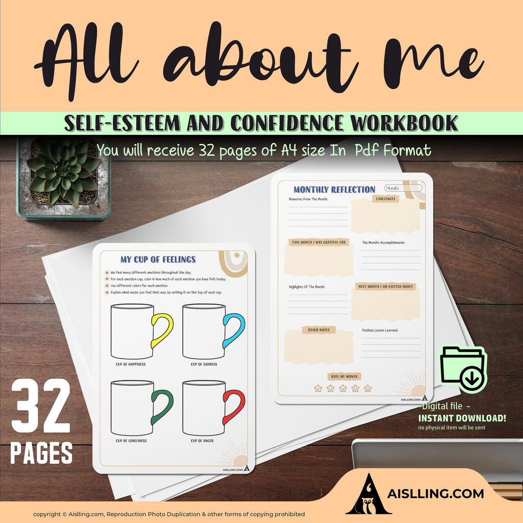 Aislling Design — The self, esteem Toolbox, self, love confidence activity, therapy worksheets, affirmation... | Mindfulness printable