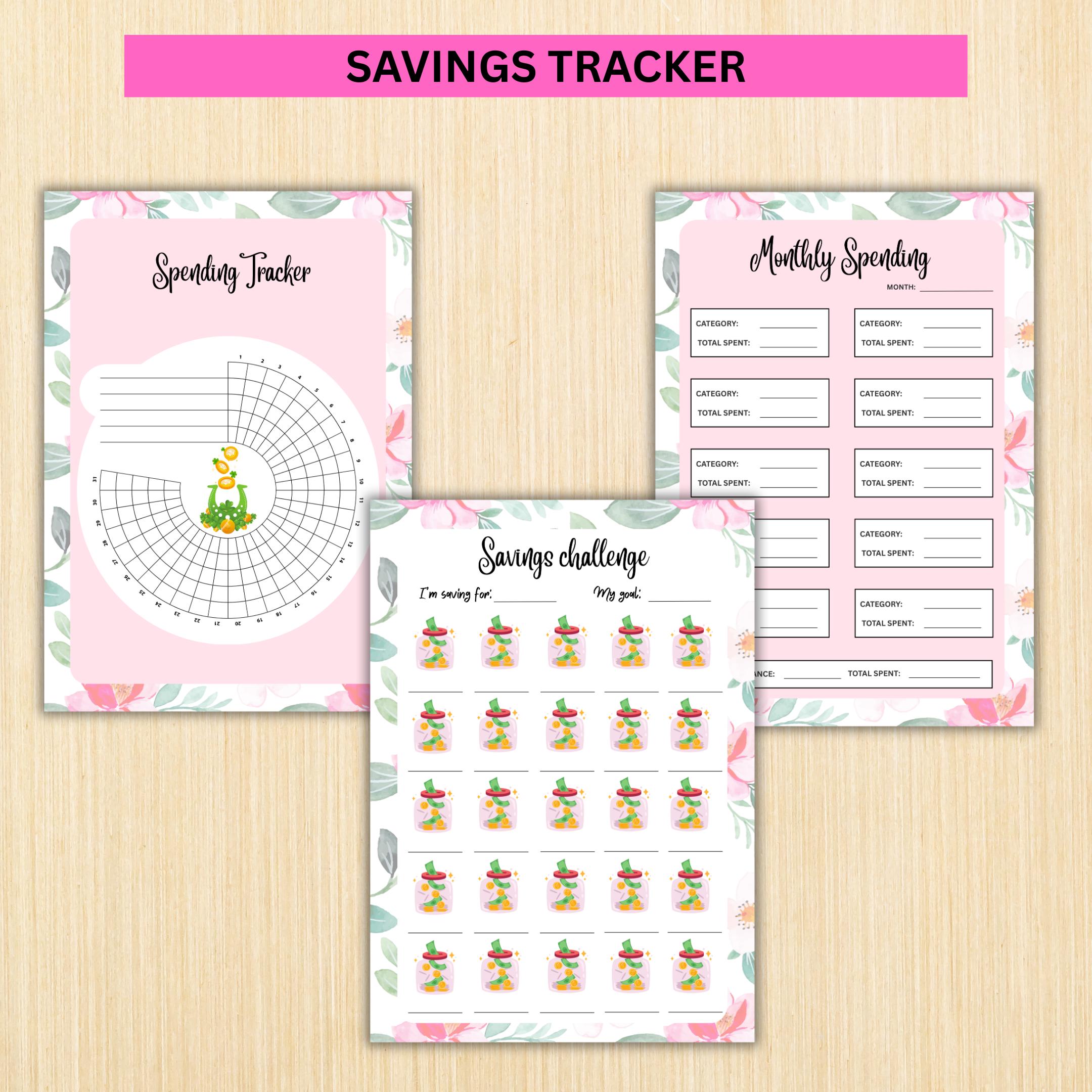 Digital Planner — MARCH Planner Bundle, Habit Tracker, Saving Planner, Mental Health, Gratitude, Mood Track... | Mindfulness printable